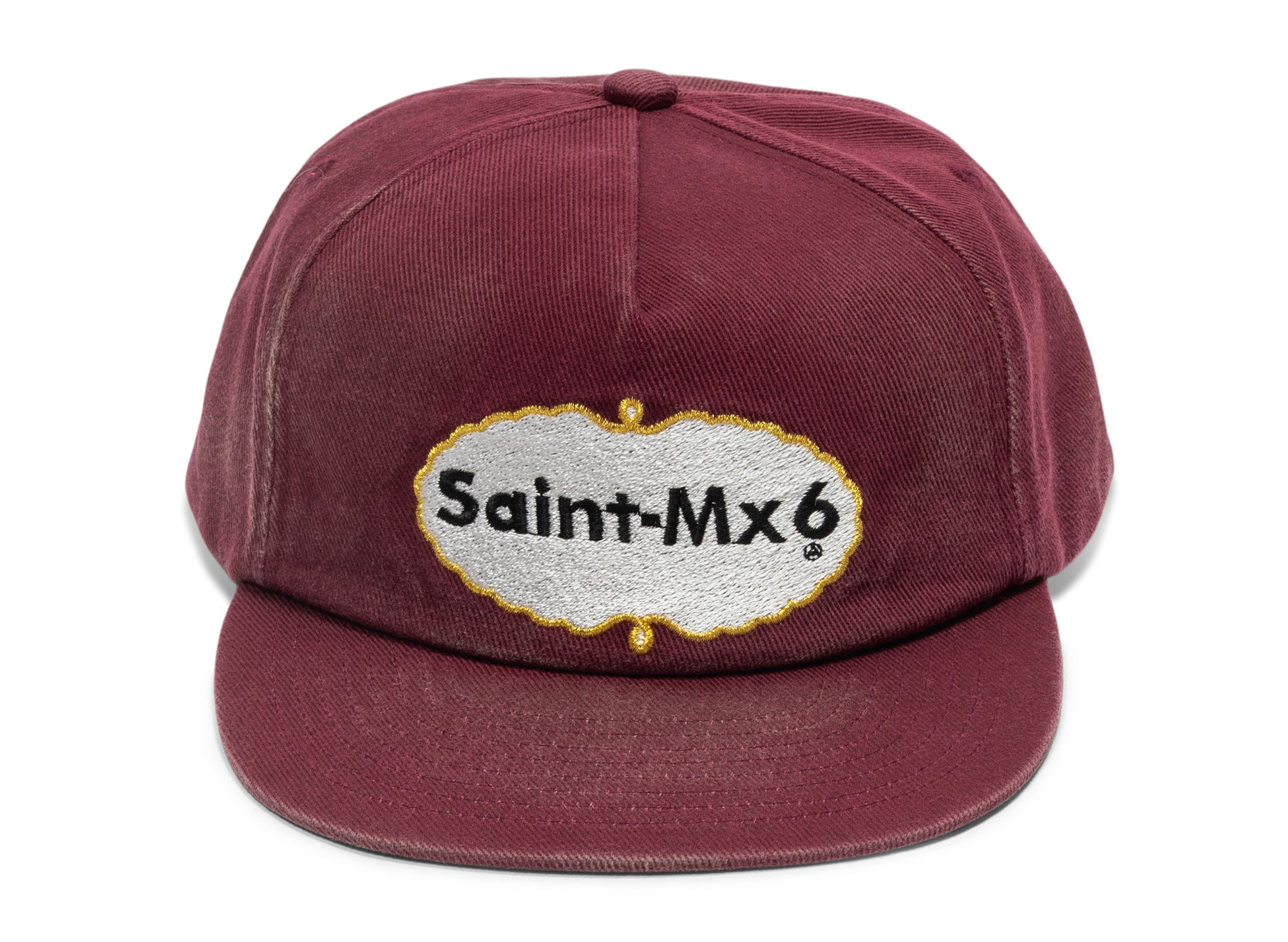 Saint Michael Eat Me 5 Panel Cap in Burgundy – Oneness Boutique