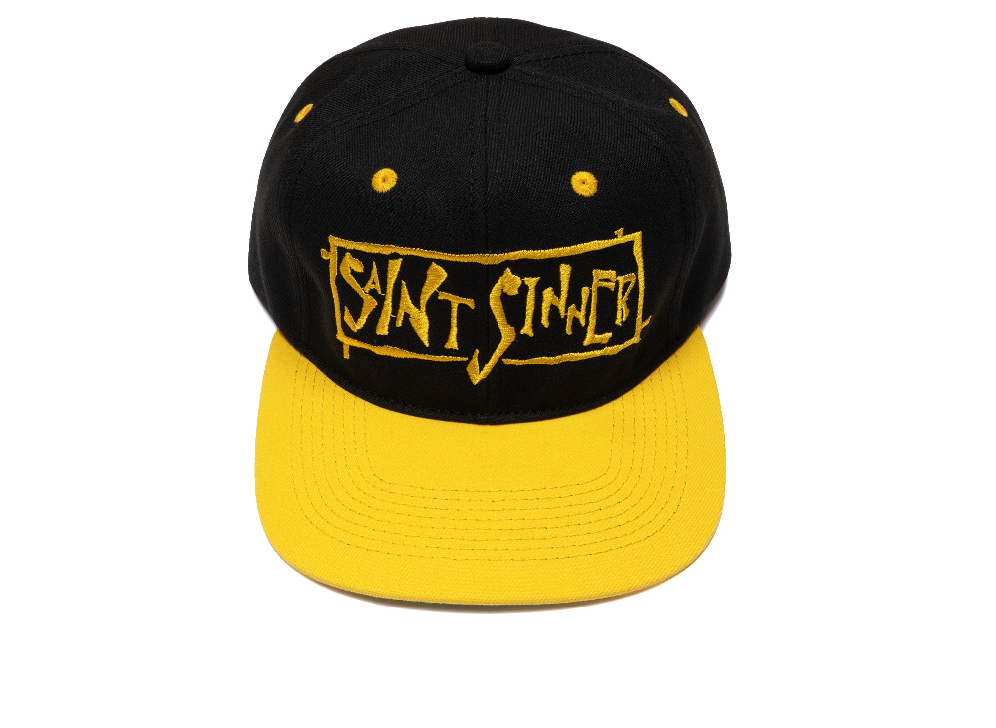 Saint Michael 'Eye' Cap in Black / Yellow – Oneness Boutique