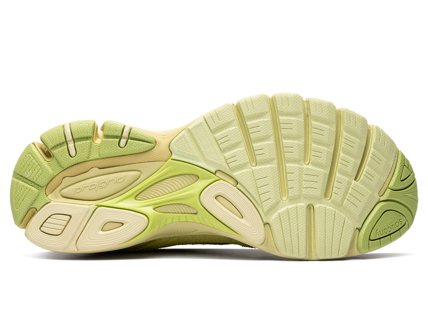 Saucony x 3sixteen Progrid Guide 7 in Lime — view 5