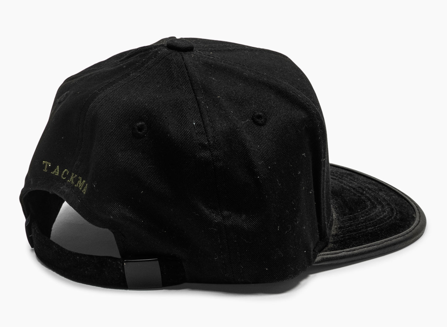Tackma T Logo Strapback Hat in Black - view 2
