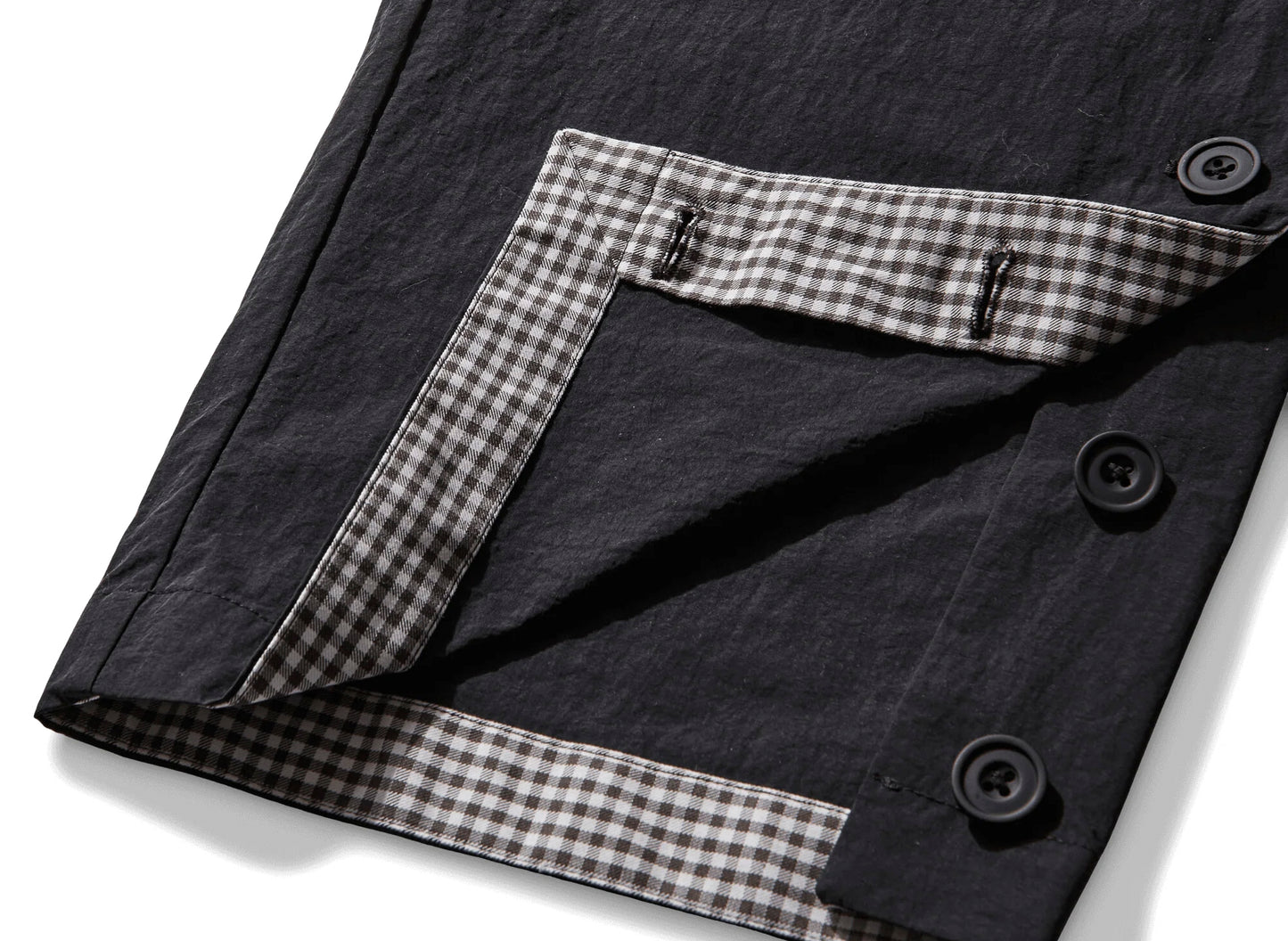 Umbro Antique Nylon Pants in Carbon Black — view 4