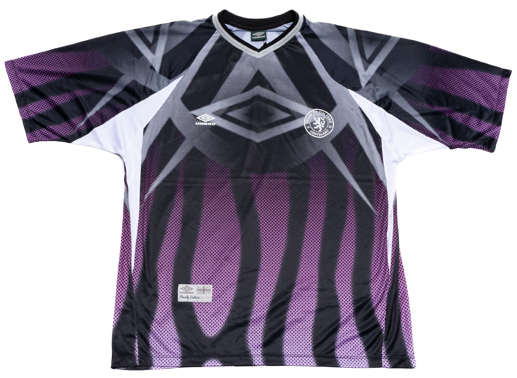 Umbro Penalty Culture Kit Poly Jersey in Black / Purple | Oneness