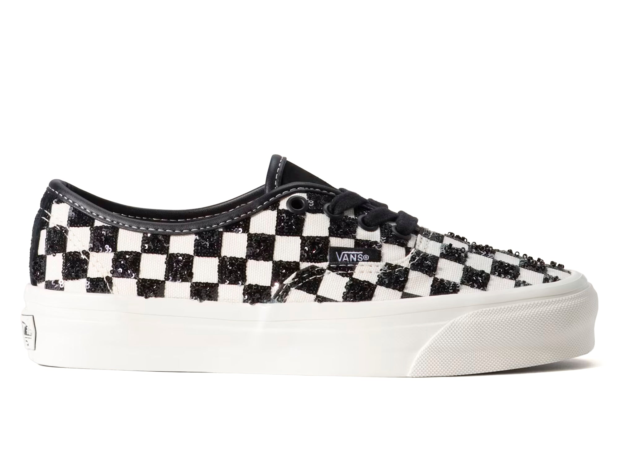 Vans Authentic 44 LX Beaded Checkerboard in Black/White – Oneness