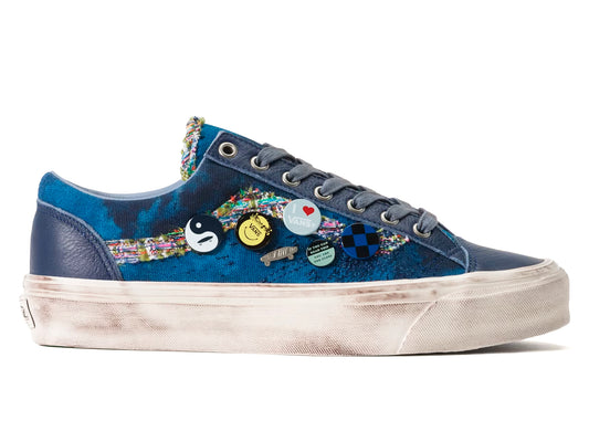 Vans Old Skool 36 LX Souvenir in Navy, men's low-top sneaker, lateral view