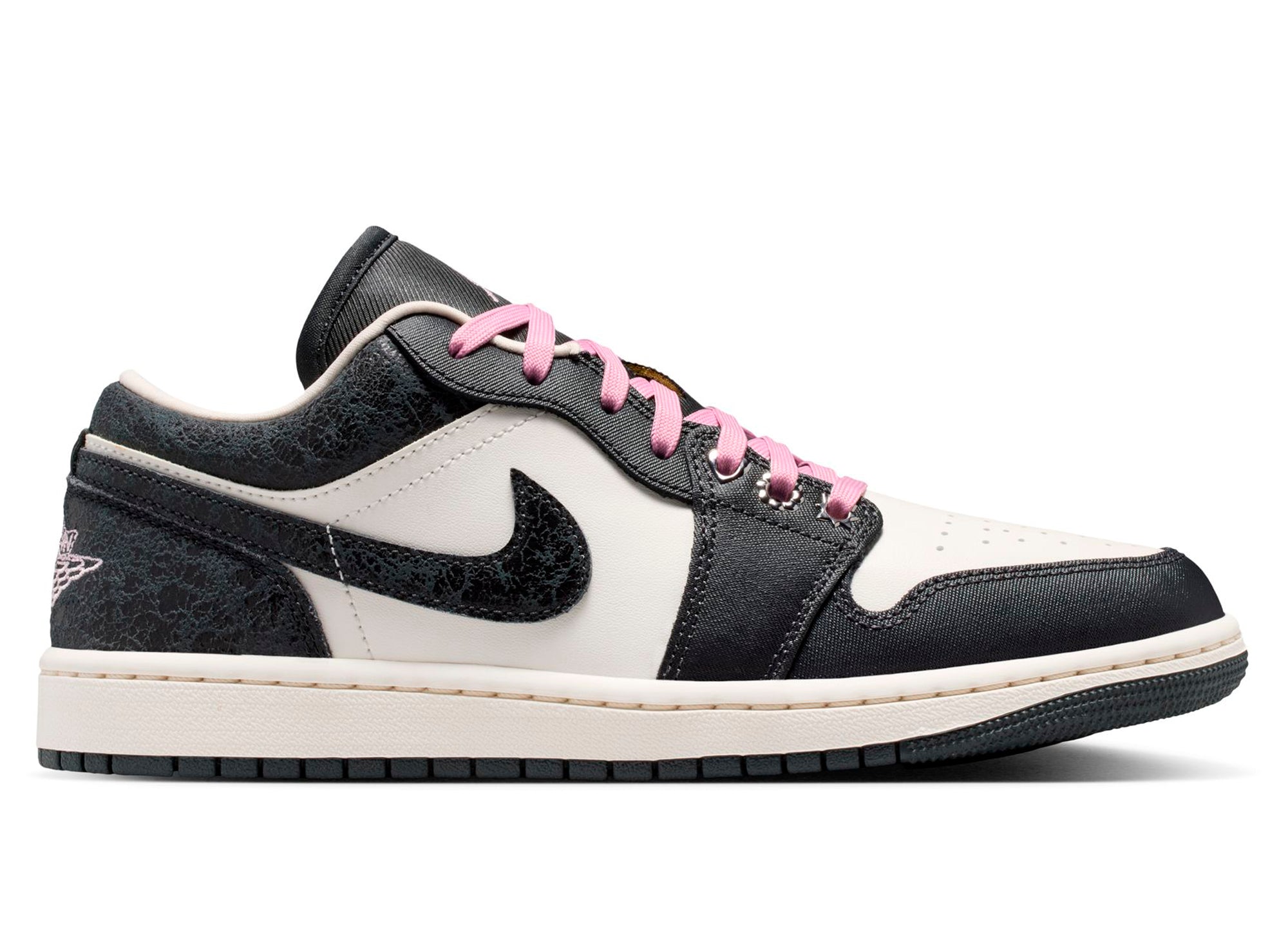 Women's Air Jordan 1 Low SE in Anthracite / Iced Carmine – Oneness