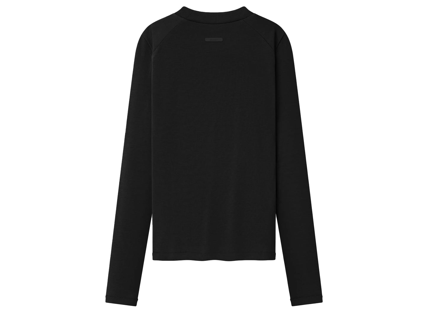 Women's Fear of God Essentials Fitted Longsleeve Tee 'Vintage Black' — view 2
