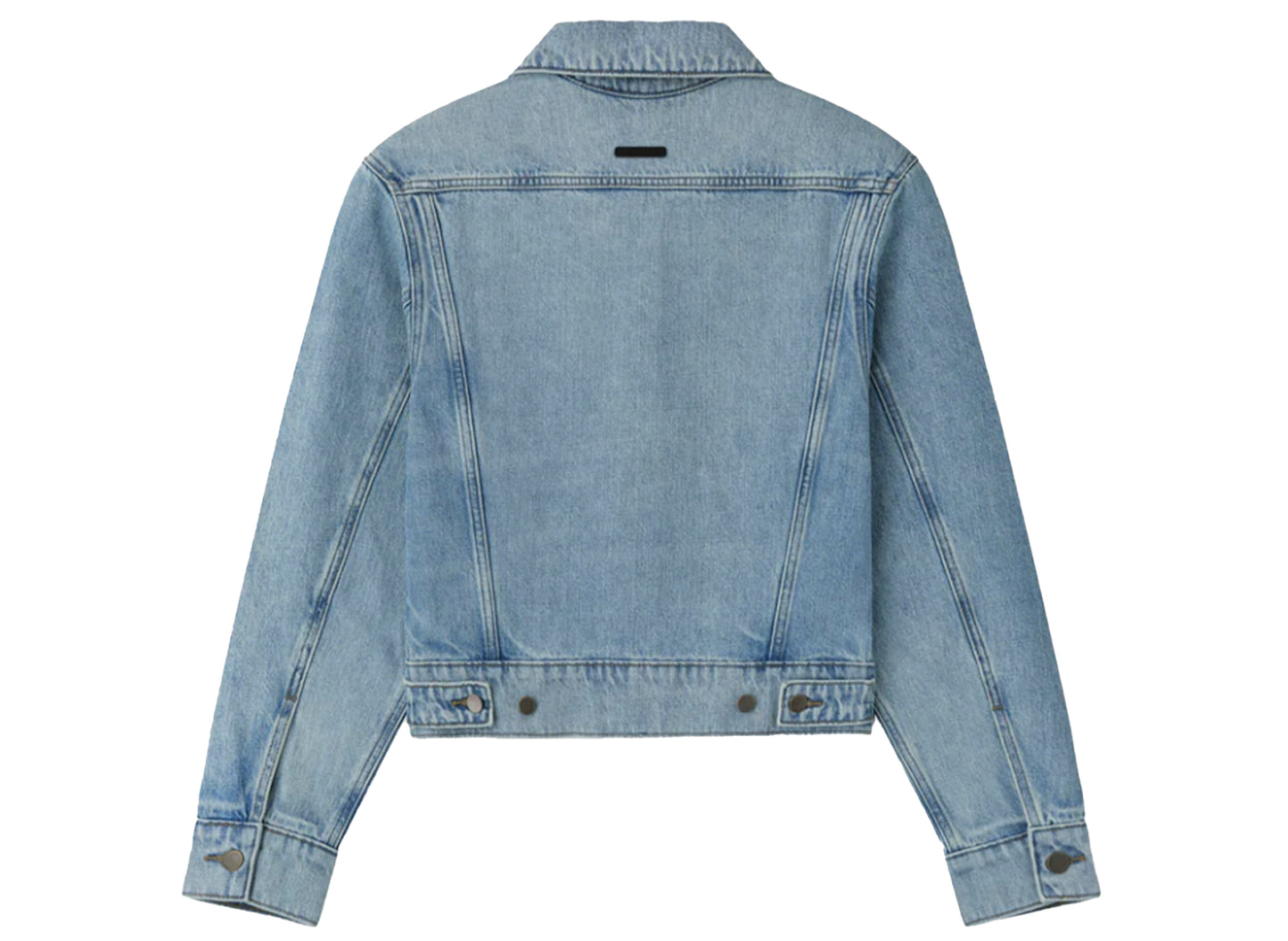 Women's Fear of God Essentials Trucker Jacket 'Classic Blue' — view 2