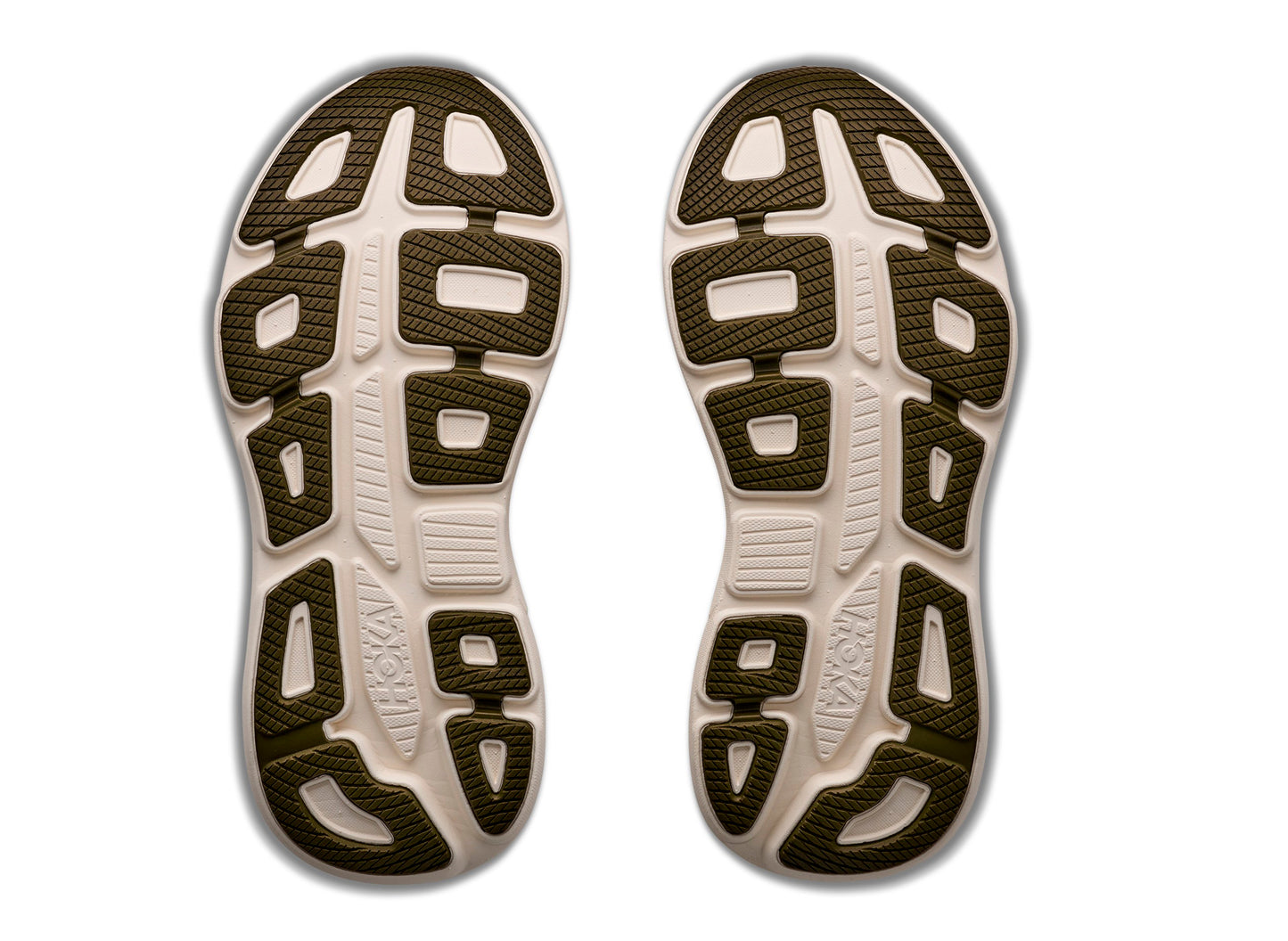 Women's Hoka Bondi 9 'River Rock Grey / Alabaster' — view 5
