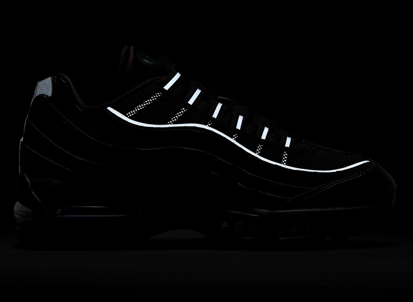 Women's Nike Air Max 95 Big Bubble Reflective in Black — view 6