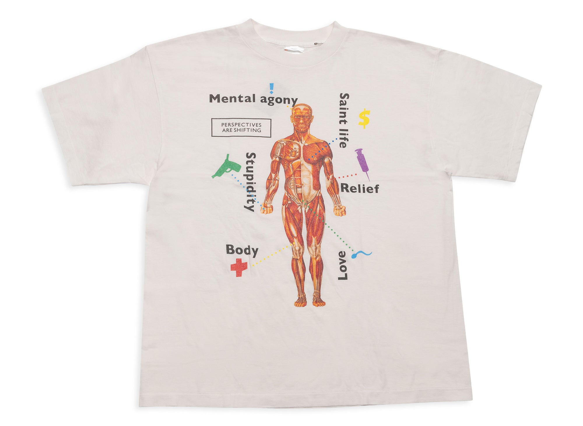 Saint Michael 'Body' SS T-Shirt in White – Oneness Boutique