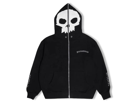 Pleasures x Zero Balaclava Zip Hoodie in Black