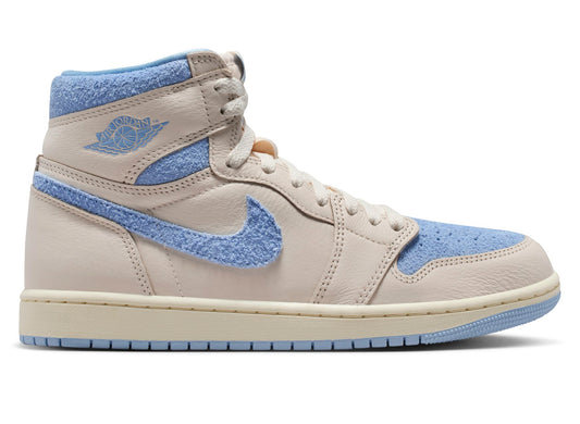 Women's Air Jordan 1 Retro Hi OG in Pale Ivory / Psychic Blue