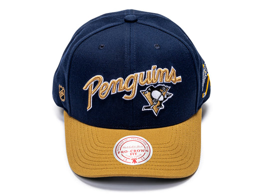 NHL Just Don Wave Script Pro Strapback 'Pittsburgh Penguins'