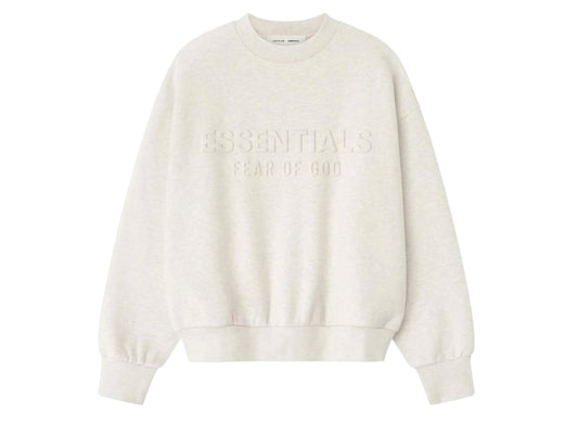 Fear of God Essentials Classic Crewneck Sweatshirt 'Oatmeal Heather'