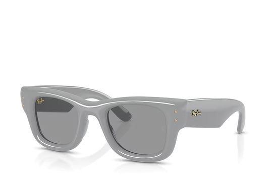 Ray Ban Wayfarer Puffer Solid Grey with Grey Lenses