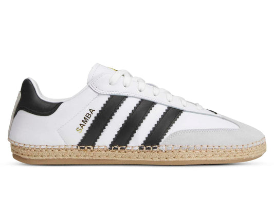 Adidas x CLOT Samba Espadrille by EDC in Footwear White / Core Black