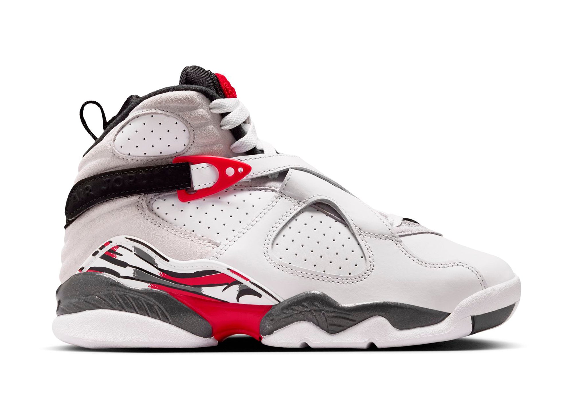 GS Air Jordan 8 Retro White Black True Red – Oneness Boutique