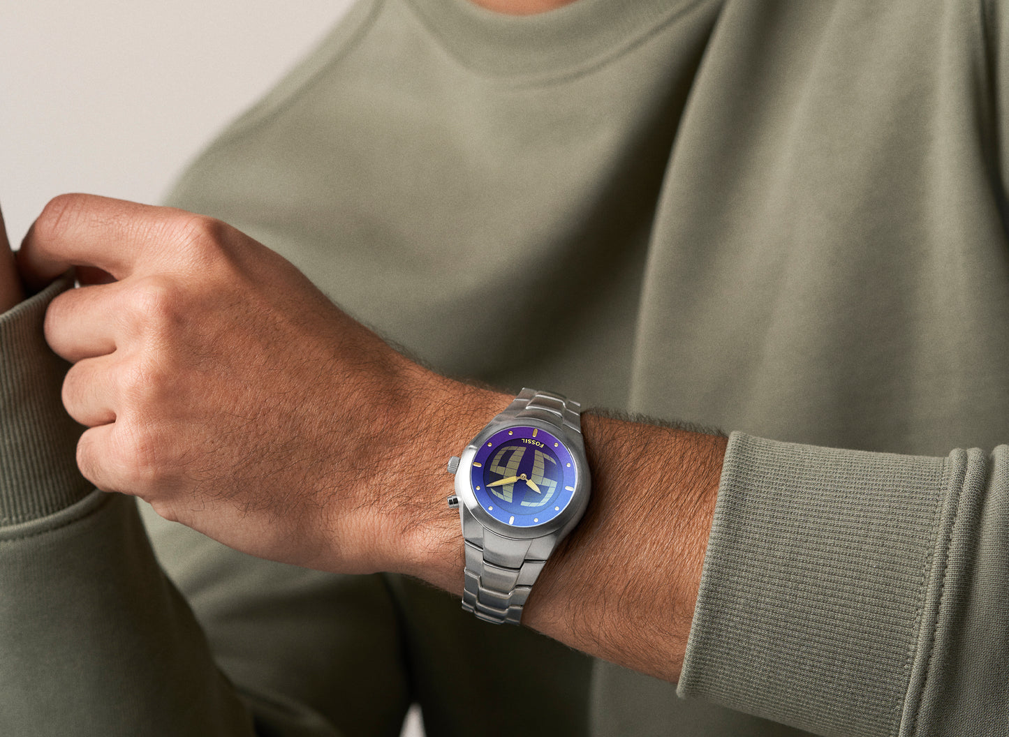 Fossil Big Tic Purple 56 Watch