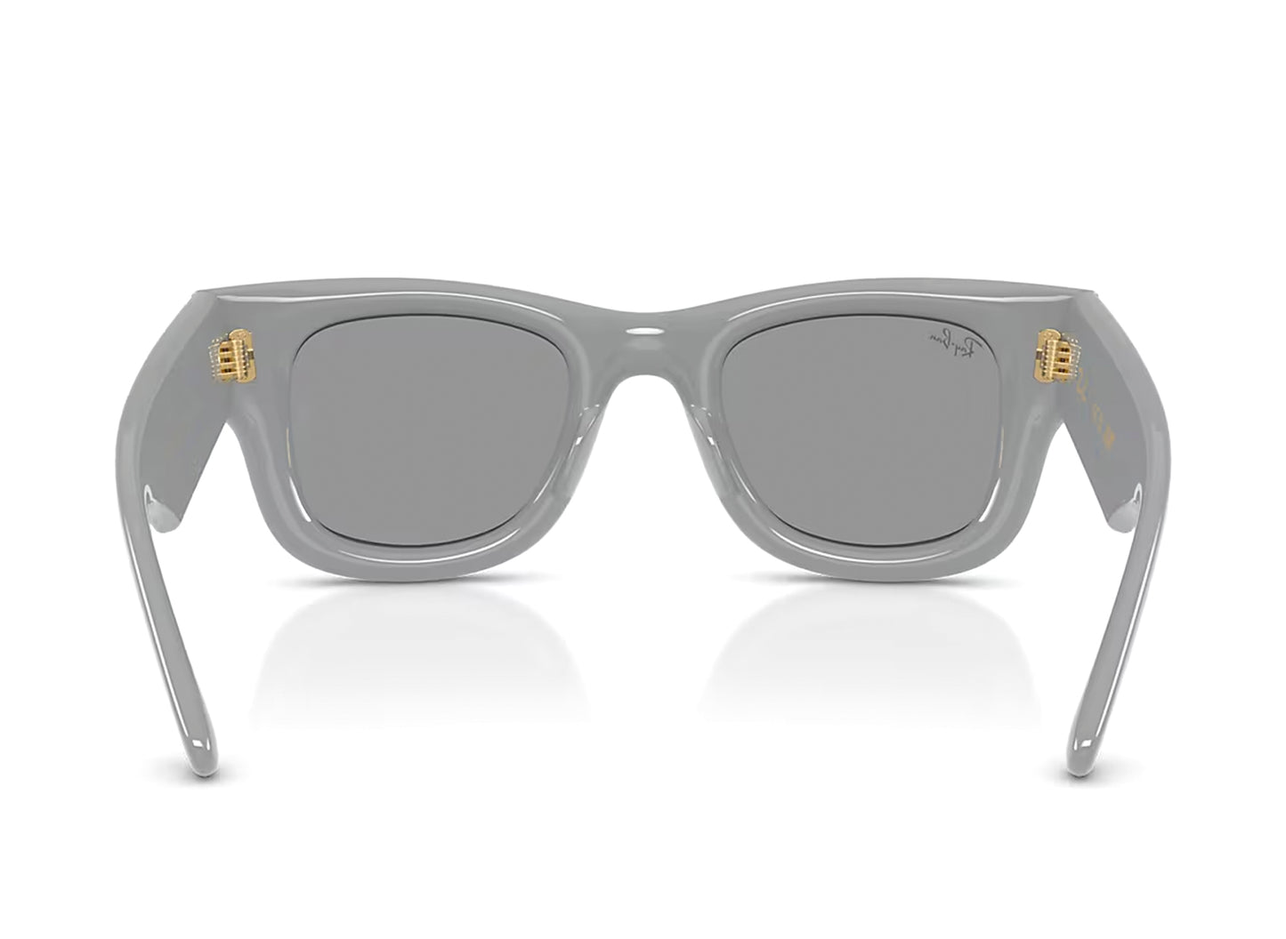 Ray Ban Wayfarer Puffer Solid Grey with Grey Lenses