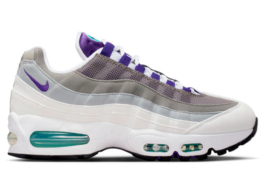 Women's Nike Air Max 95 Big Bubble in White / Court Purple