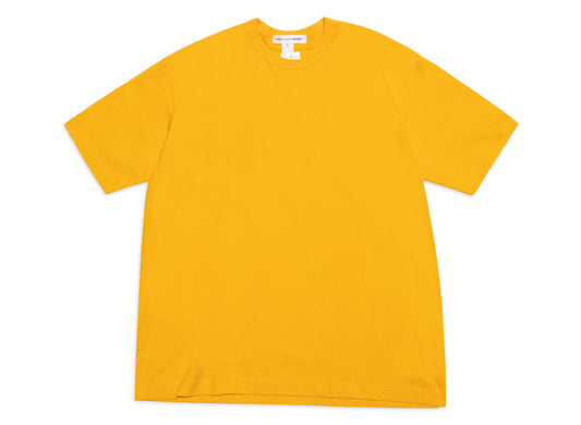 Comme des Garçons SHIRT Logo Tee Oversized in Yellow
