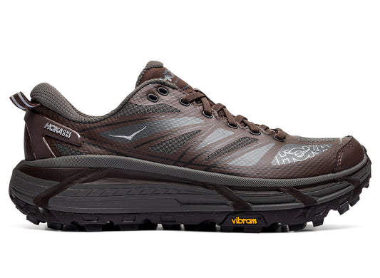 Unisex Hoka Mafate Speed 2 in Asphalt Grey / Walnut