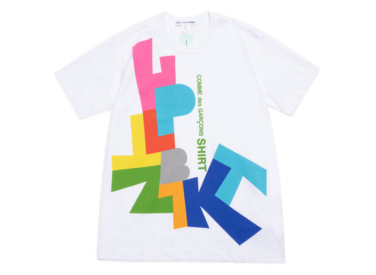 Comme des Garçons SHIRT Knit T-Shirt in White