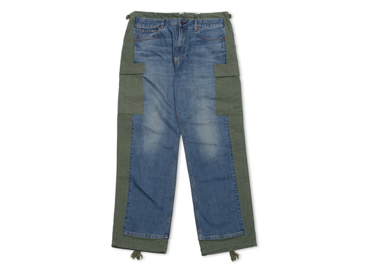 Junya Watanabe Pants in Indigo / Green