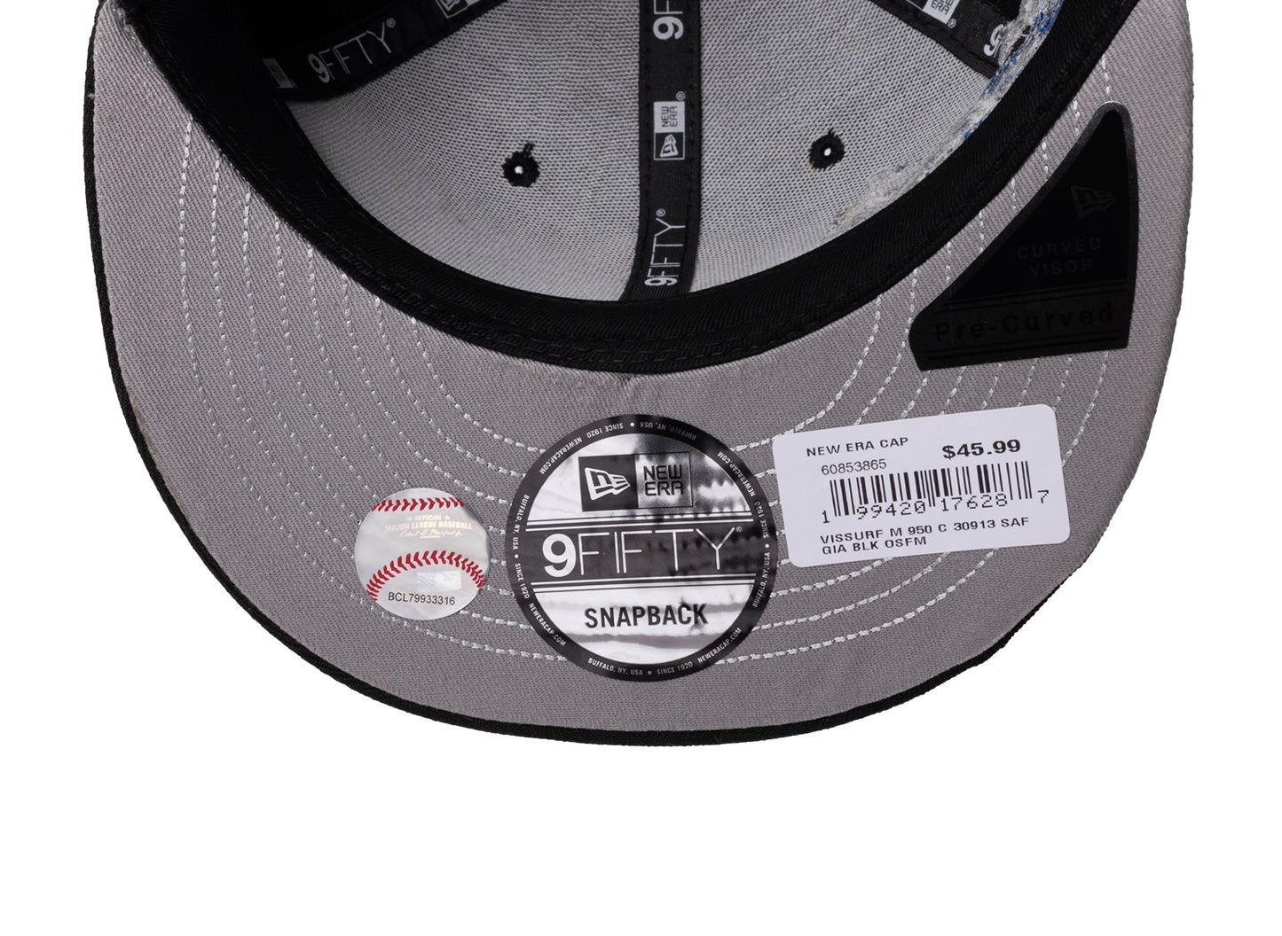New Era 9Fifty San Francisco Giants Snapback Hat in Black