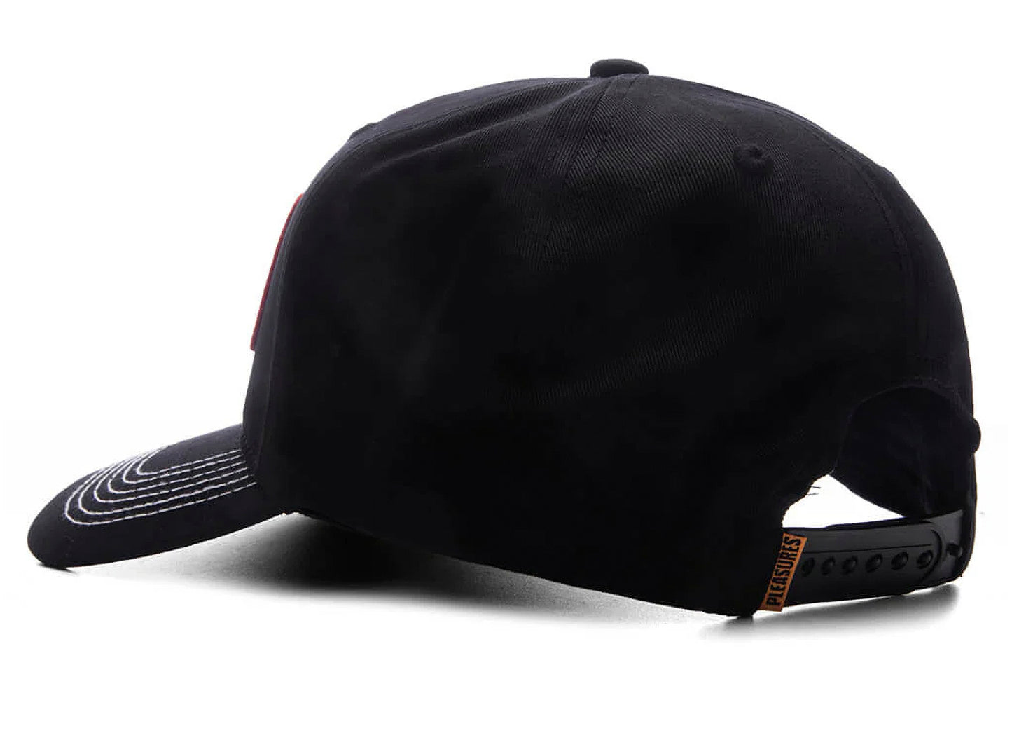 Pleasures Heat Snapback in Black
