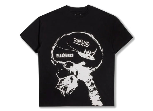 Pleasures x Zero Roaches T-Shirt in Black
