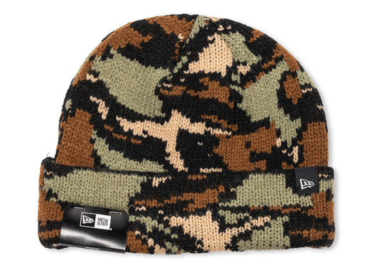 New Era Jacquard Camo Knit Beanie