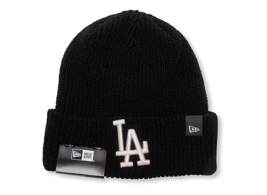 New Era MLB Black Cashmere Knit Los Angeles Dodgers Beanie
