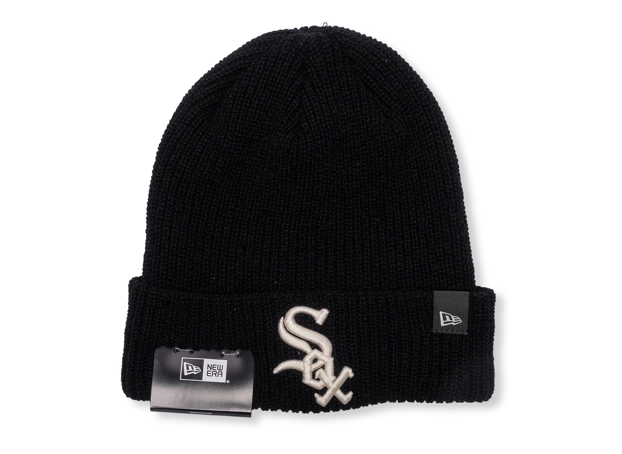 New Era MLB Black Cashmere Knit Chicago White Sox Beanie – Oneness