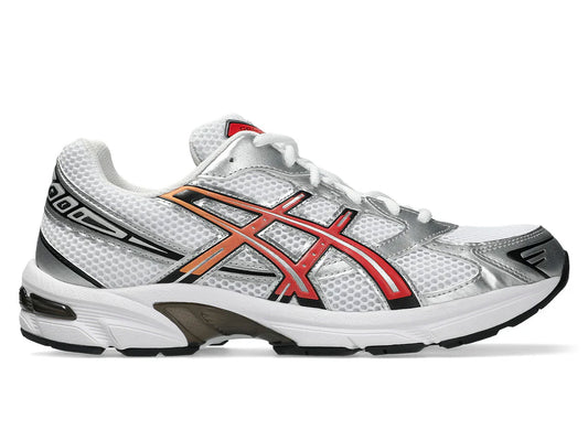 Asics Gel-1130 in White / Red Snapper