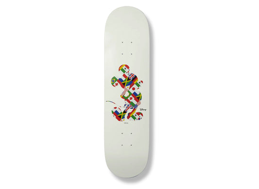 HUF x Mickey Worldwide Tour Skate Deck in White