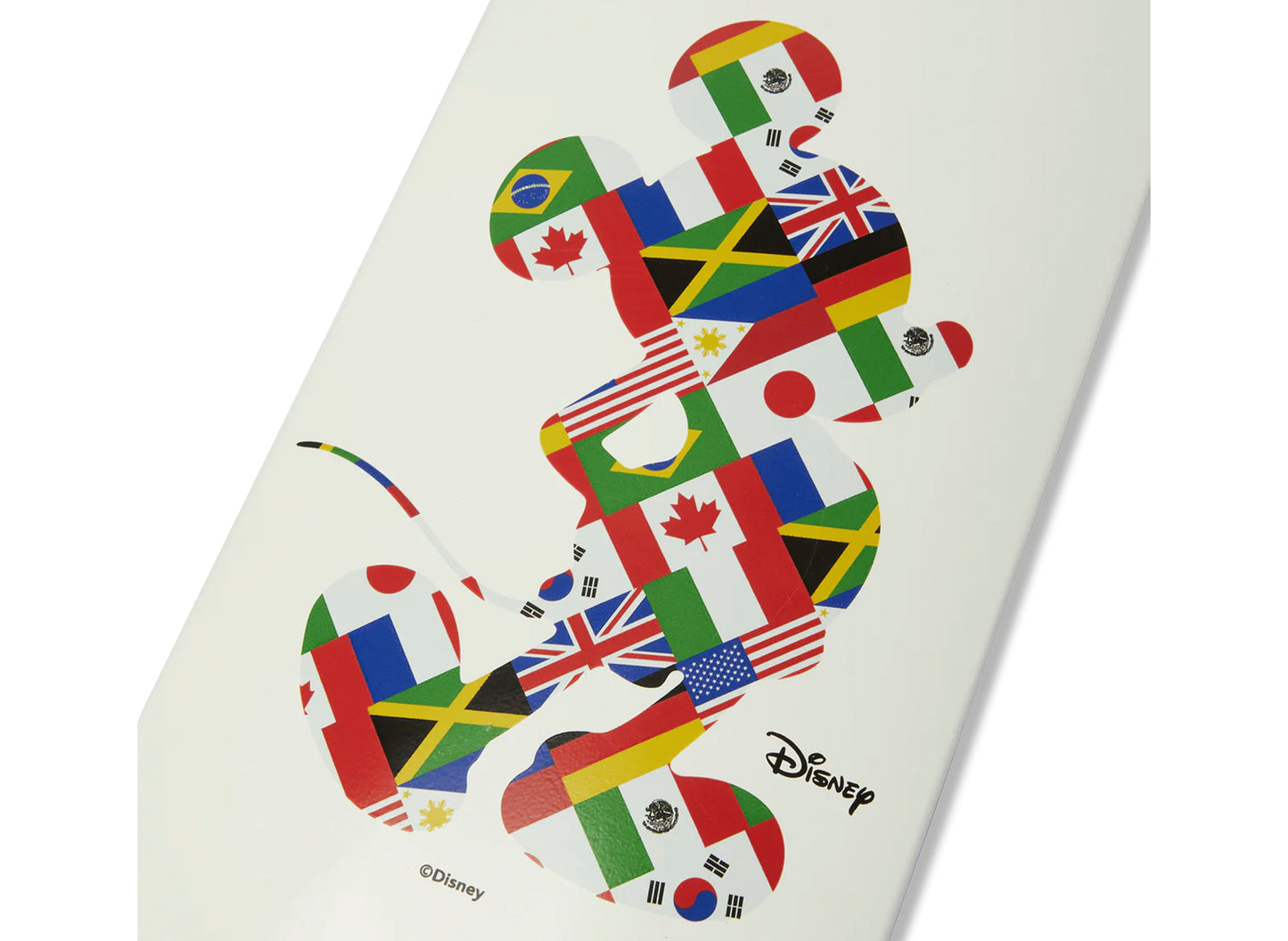 HUF x Mickey Worldwide Tour Skate Deck in White