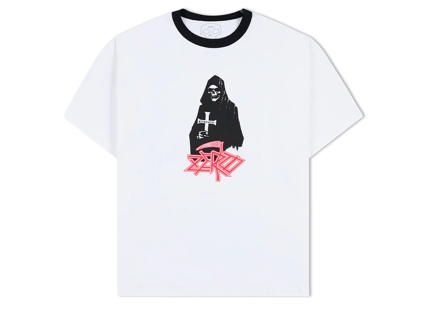 Pleasures x Zero Reaper Ringer in White