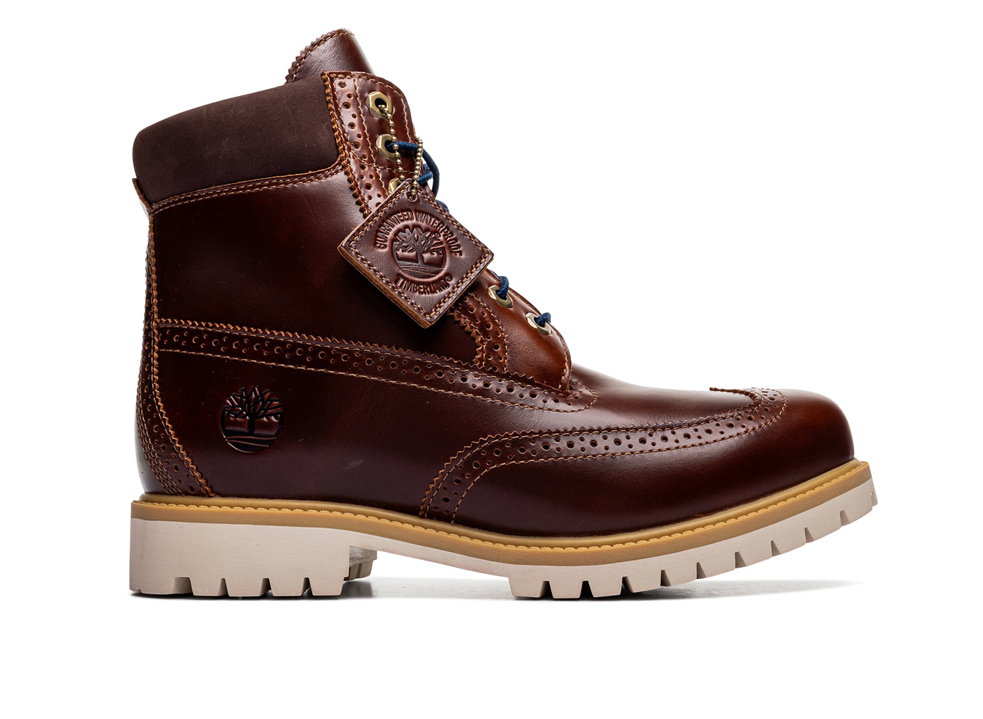 Timberland Premium 6 Inch Lace Waterproof Boot in Medium Brown