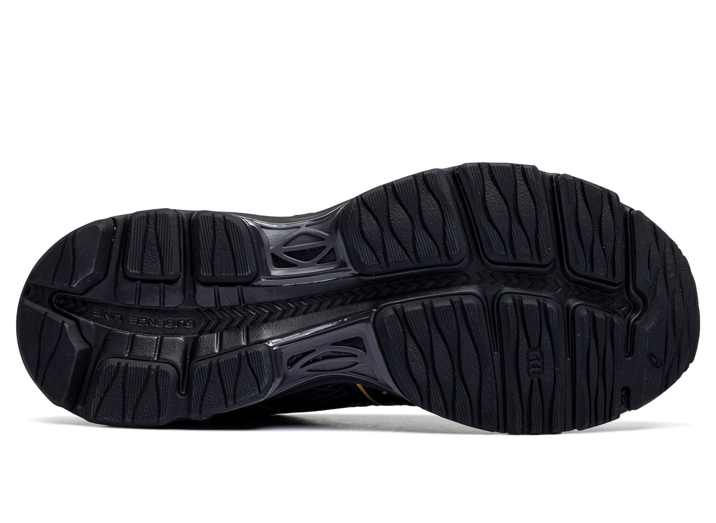 Asics Gel-K1011 in 'Black / Pure Gold'