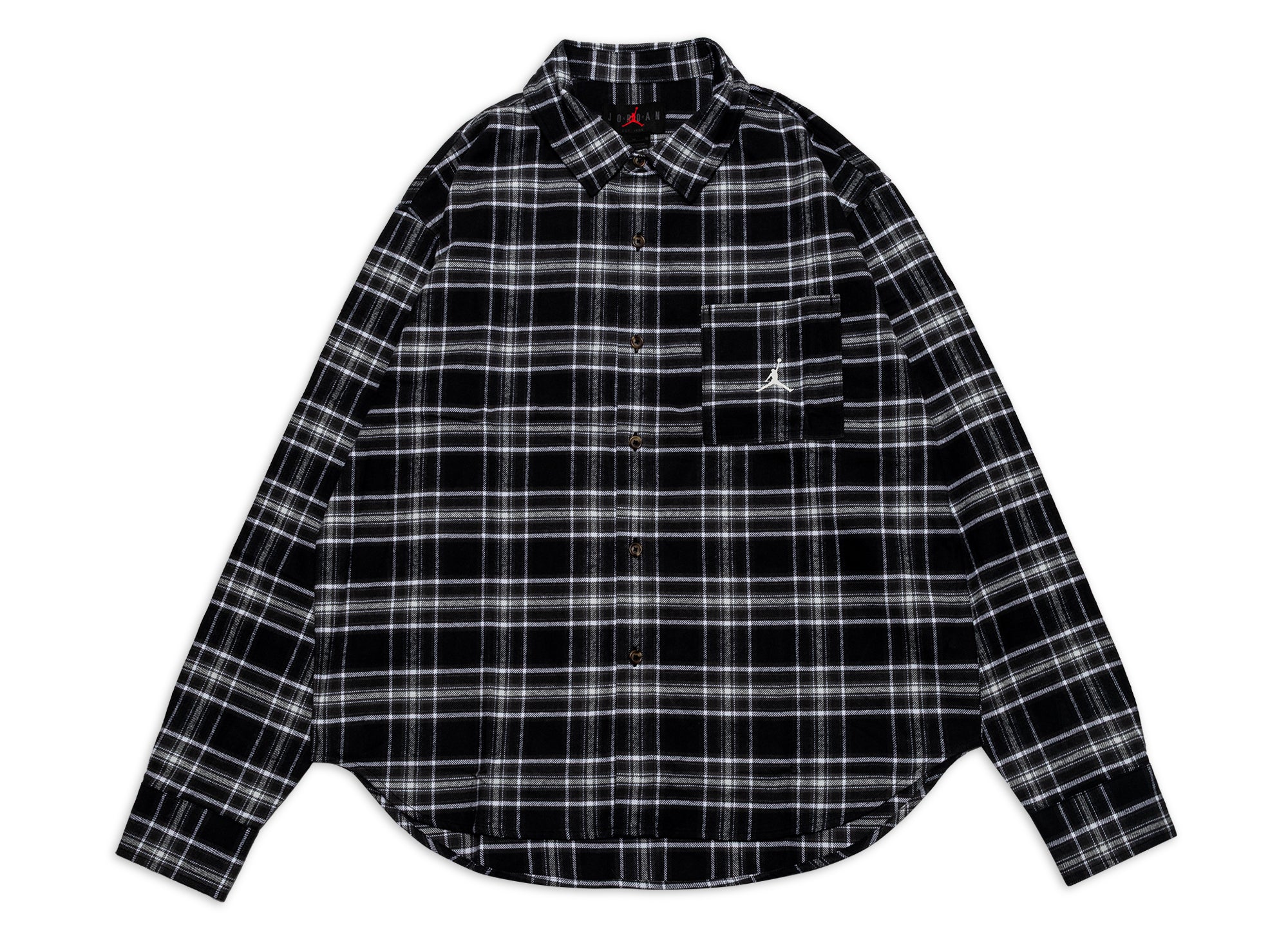 Jordan Brooklyn Graphic Flannel in Black / Sail – Oneness Boutique