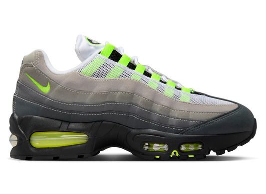 Women's Nike Air Max 95 Big Bubble in Black / Neon Yellow