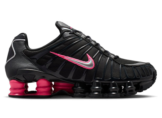 Women's Nike Shox TL in Off Noir / Hyper Pink