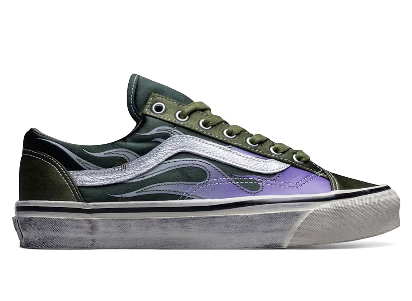 Vans LX Old Skool 36 Archive Flame in Green