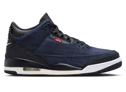 Air Jordan 3 x Levi's "Indigo and Gym Red"