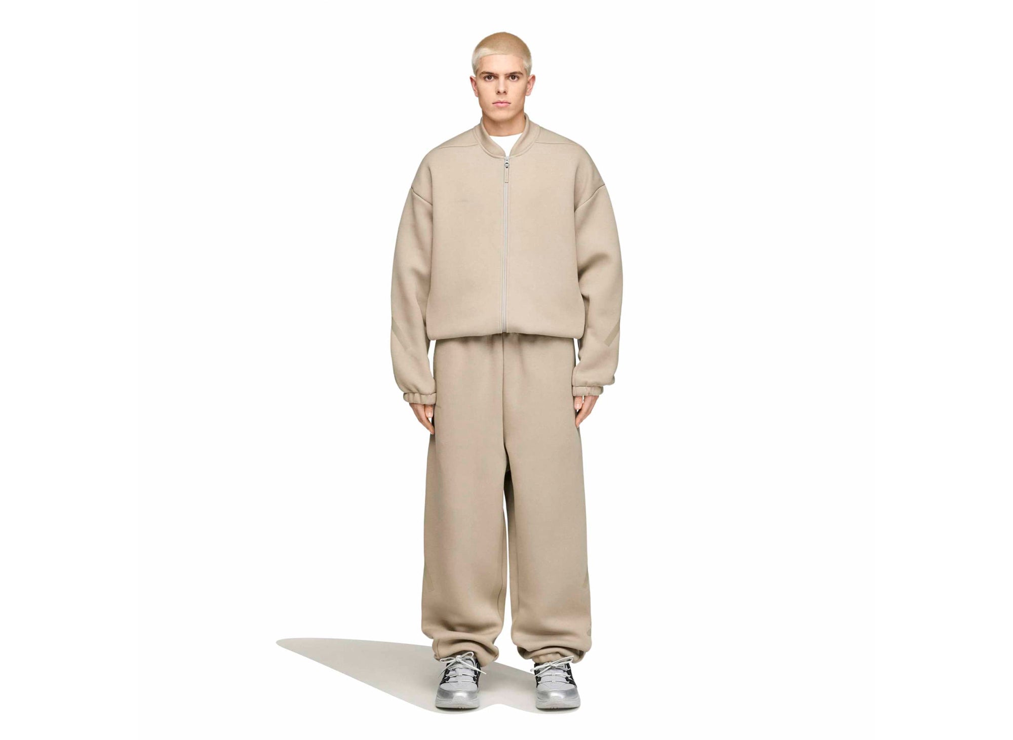 Adidas x Entire Studios Z.N.E. Track Pant in Putty Beige – Oneness