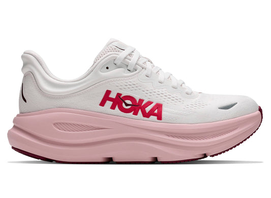 Women's Hoka Bondi 9 'White / Pink Opal'