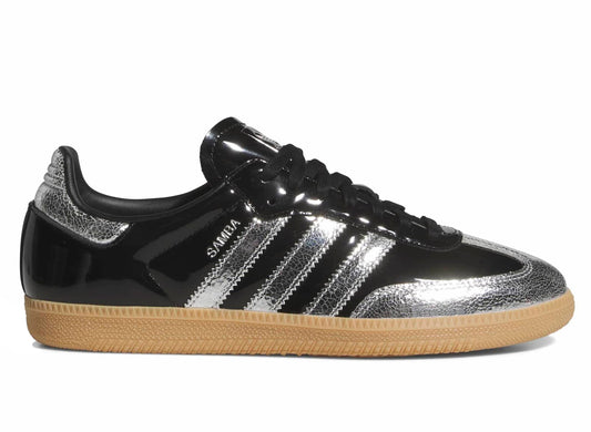 Adidas Samba OG in Core Black / Silver Metallic