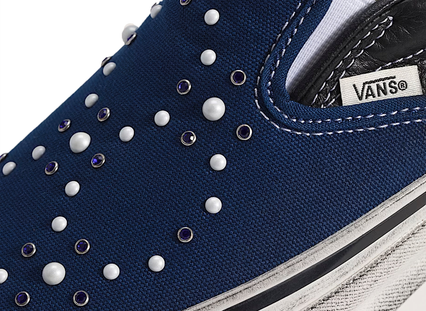 Vans LX Classic Slip-On 98 Pearlized in Indigo