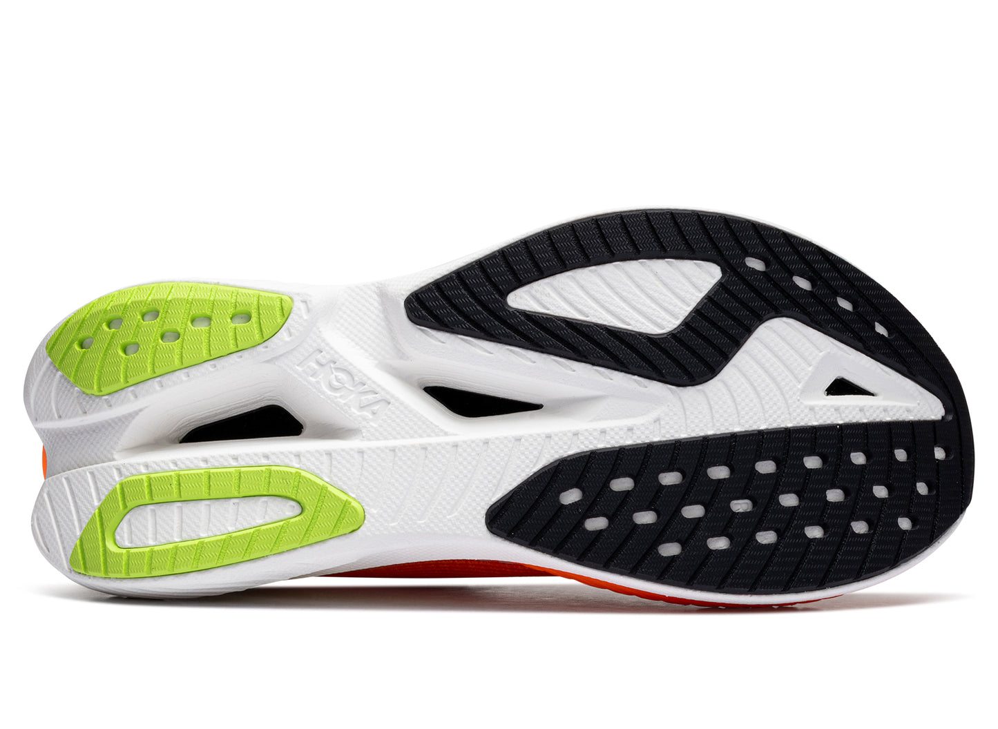 Hoka Mach X 3 'White / Neon Tangerine'